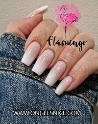 Flamingo nails by Vicky06000Nice